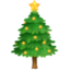 sapin de Noël Emoji (Facebook)