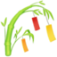 tanabata daraxti Emoji (Facebook)