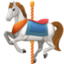 Karussellpferd Emoji (Facebook)