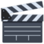 Clapper Board Emoji (Facebook)