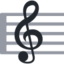 Musical Score Emoji (Facebook)