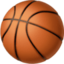 bola de basquete Emoji (Facebook)