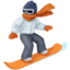 Snowboarder(in) Emoji (Facebook)