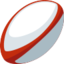 Rugby Football Emoji (Facebook)