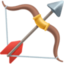 bow and arrow Emoji (Facebook)