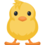 Front-Facing Baby Chick Emoji (Facebook)