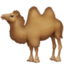 Two-Hump Camel Emoji (Facebook)