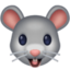 tête de souris Emoji (Facebook)