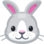 Rabbit Face Emoji (Facebook)