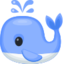 Spouting Whale Emoji (Facebook)