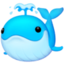 Spouting Whale Emoji (Facebook)