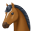 Horse Face Emoji (Facebook)