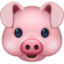 Schweinegesicht Emoji (Facebook)