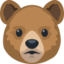 Bear Face Emoji (Facebook)
