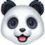 rosto de panda Emoji (Facebook)