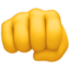 Oncoming Fist Emoji (Facebook)