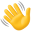 Waving Hand Emoji (Facebook)