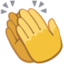klappende handen Emoji (Facebook)