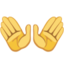 Open Hands Emoji (Facebook)