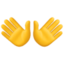 Open Hands Emoji (Facebook)