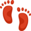 Footprints Emoji (Facebook)