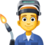 Man Factory Worker Emoji (Facebook)