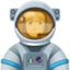 i-astronaut yesilisa Emoji (Facebook)