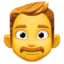 mężczyzna Emoji (Facebook)