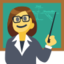 Woman Teacher Emoji (Facebook)