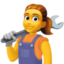 Woman Mechanic Emoji (Facebook)