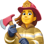 Woman Firefighter Emoji (Facebook)