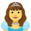 Princess Emoji (Facebook)