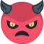 Angry Face With Horns Emoji (Facebook)