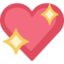 Sparkling Heart Emoji (Facebook)