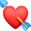 Heart With Arrow Emoji (Facebook)