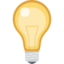 Light Bulb Emoji (Facebook)