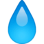 goutte d’eau Emoji (Facebook)