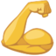 biceps flexat Emoji (Facebook)