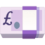 Pfund-Banknote Emoji (Facebook)