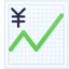 chart increasing with yen Emoji (Facebook)