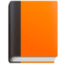 Orange Book Emoji (Facebook)