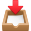 Inbox Tray Emoji (Facebook)