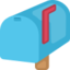 Closed Mailbox With Raised Flag Emoji (Facebook)