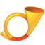 Postal Horn Emoji (Facebook)