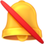 durchgestrichene Glocke Emoji (Facebook)