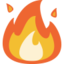 fogo Emoji (Facebook)