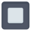 Black Square Button Emoji (Facebook)