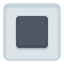 White Square Button Emoji (Facebook)
