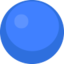 Blue Circle Emoji (Facebook)