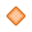 Small Orange Diamond Emoji (Facebook)